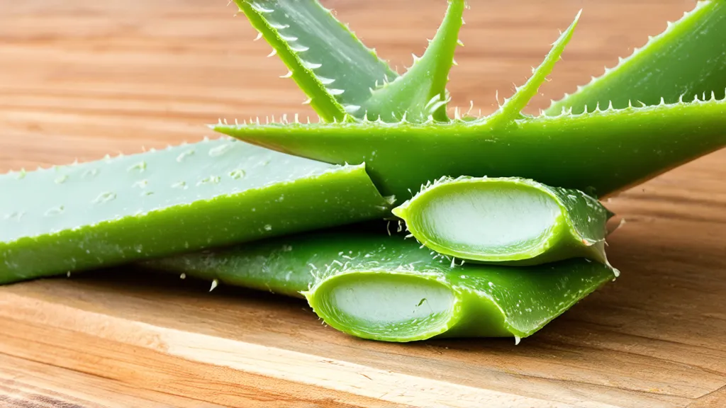 Aloe vera plant and gel, the ultimate natural remedy for common skin issues.