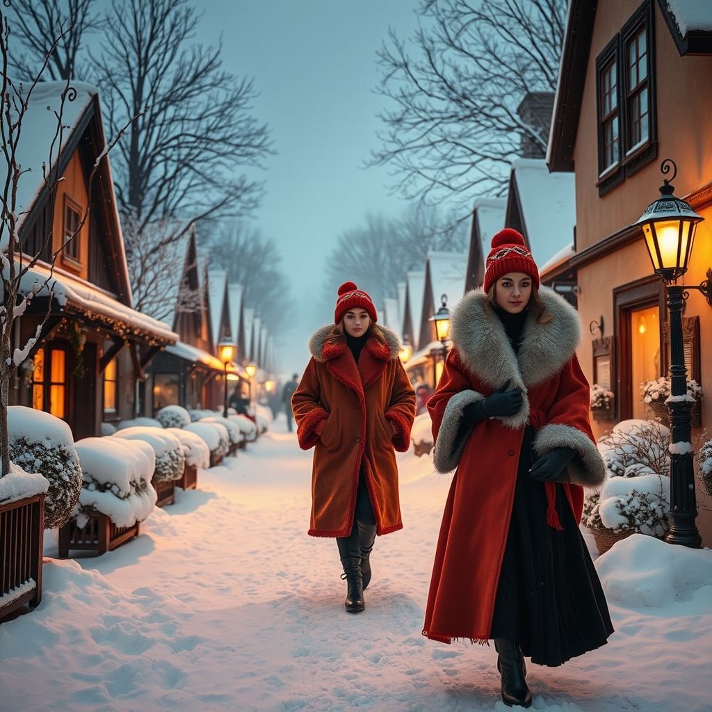 Winter fashion 2025 featuring luxurious fabrics, bold designs, and cozy layering.