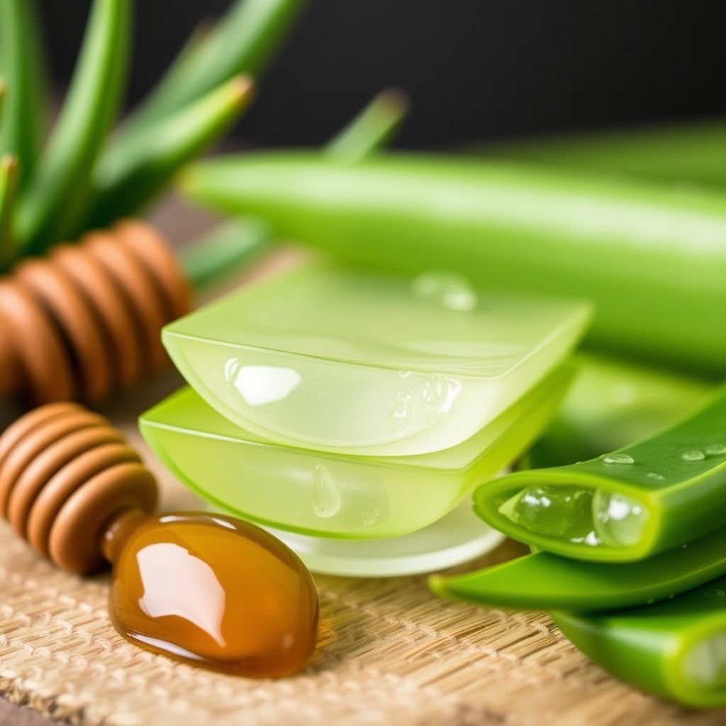 Aloe vera for hydrating and repairing hair damage