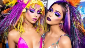 Trendy festival makeup ideas for 2025 – glitter, neon, and bold looks to stand out in the crowd