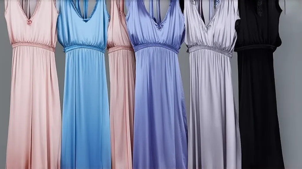 Silk nightdresses for women offering elegance and comfort for a luxurious bedtime experience.