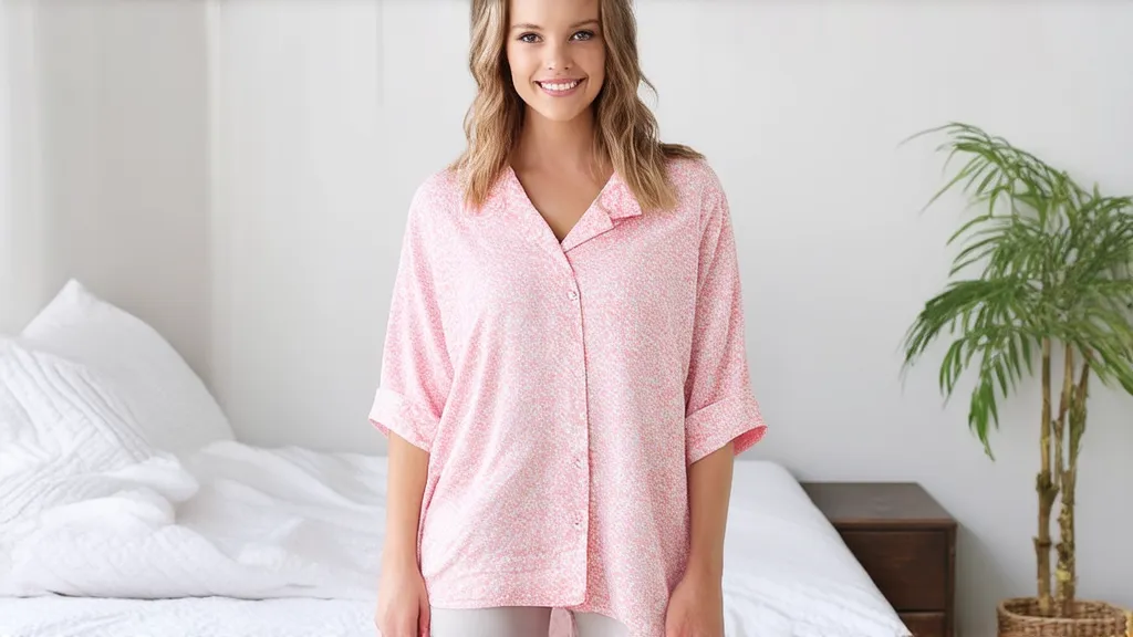 Oversized sleep shirts for women, combining comfort and style for a relaxed bedtime look.