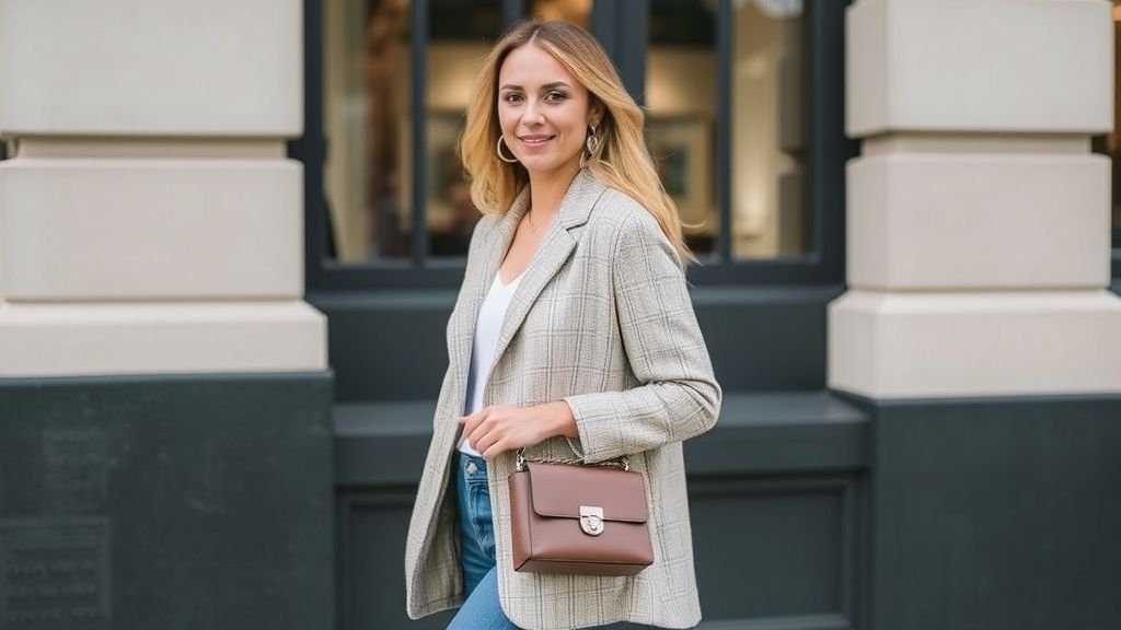 Stylish handbags in neutral and bold tones styled with chic outfits